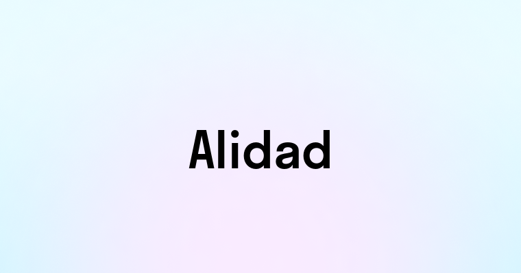 Alidad