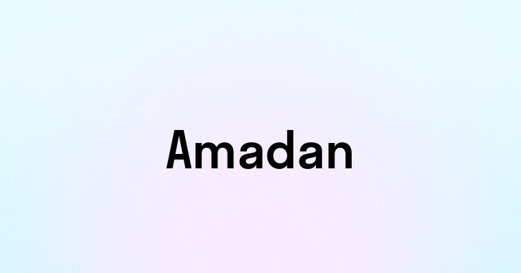 Amadan