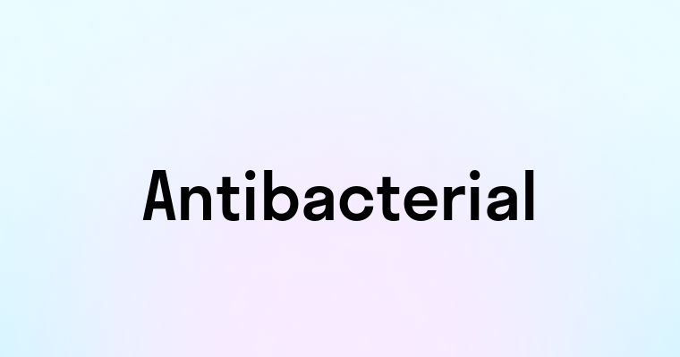 Antibacterial