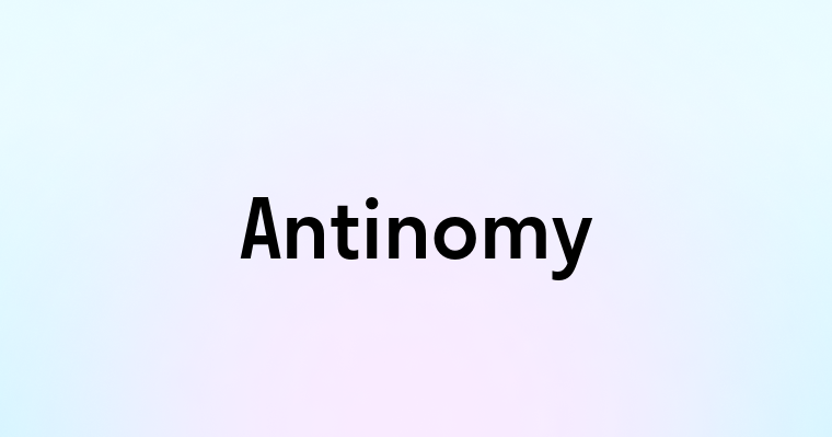 Antinomy