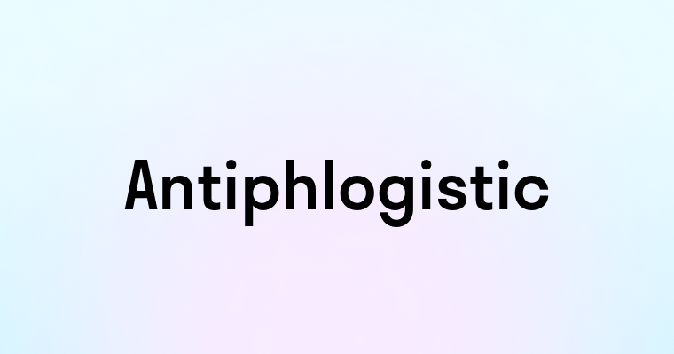 Antiphlogistic