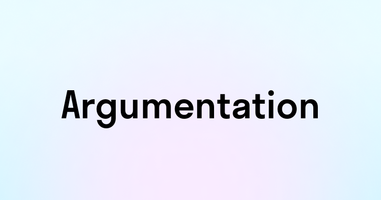 Argumentation