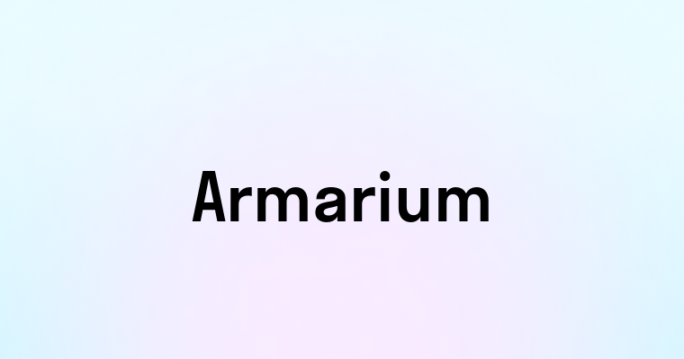 Armarium