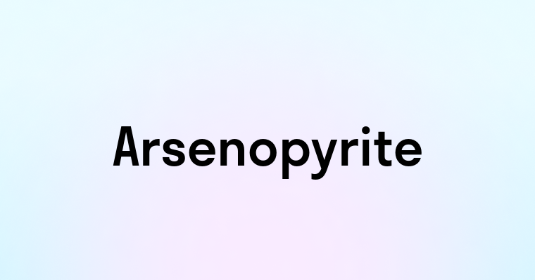 Arsenopyrite