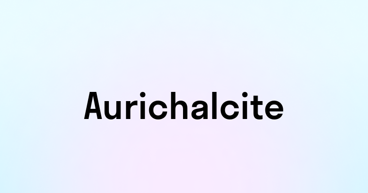 Aurichalcite