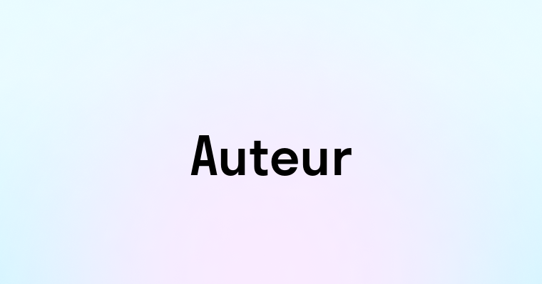 Auteur