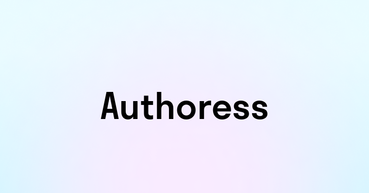 Authoress