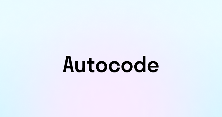 Autocode