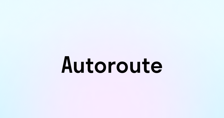 Autoroute