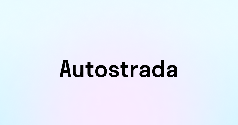 Autostrada