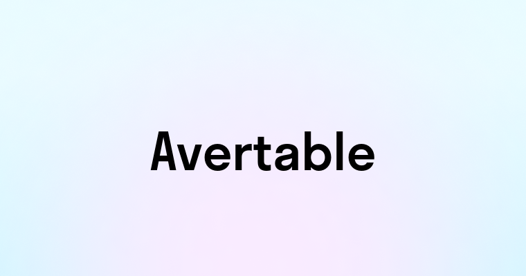 Avertable