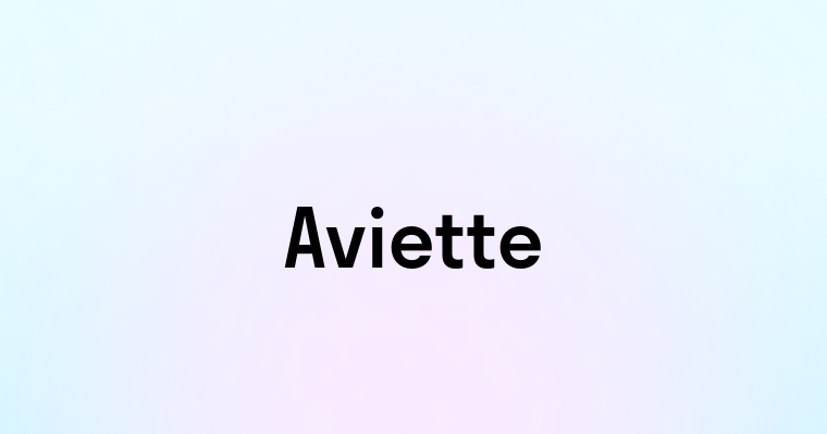 Aviette