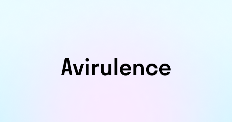 Avirulence