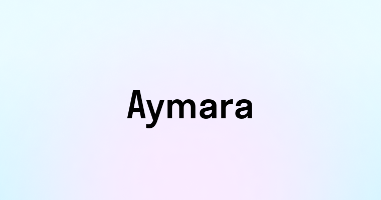 Aymara