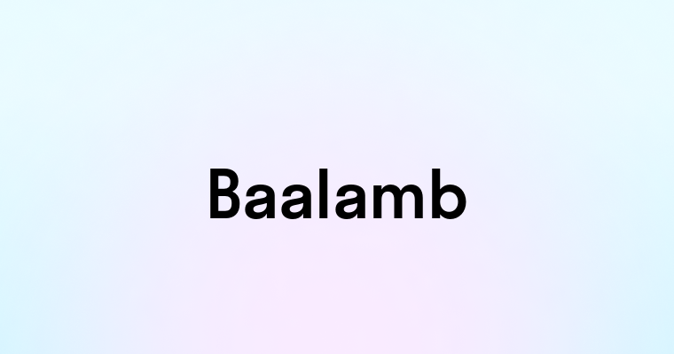 Baalamb