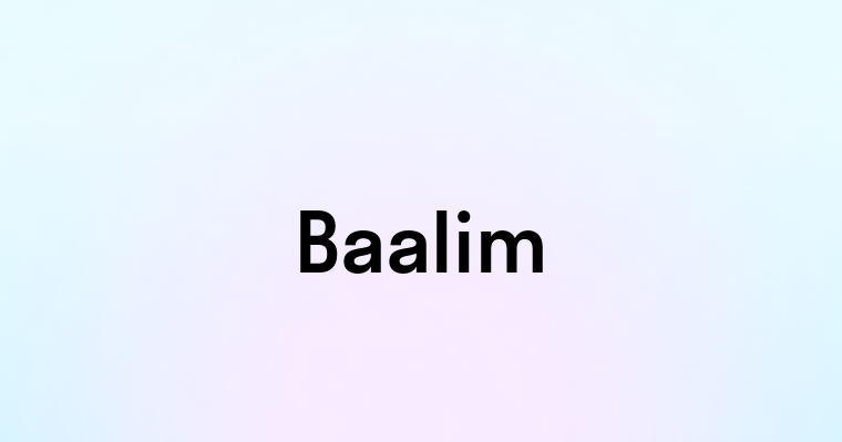 Baalim