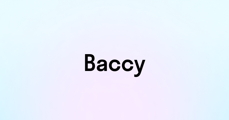 Baccy