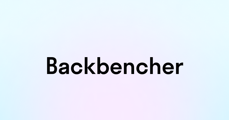 Backbencher