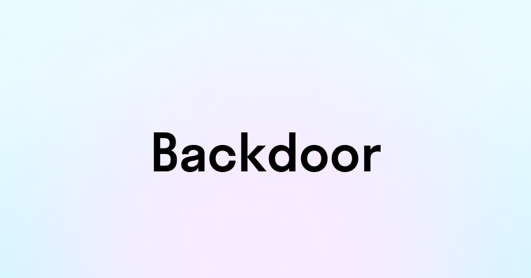 Backdoor