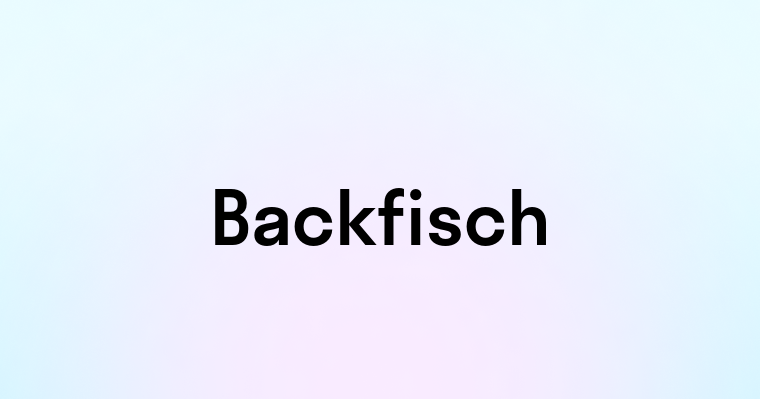 Backfisch