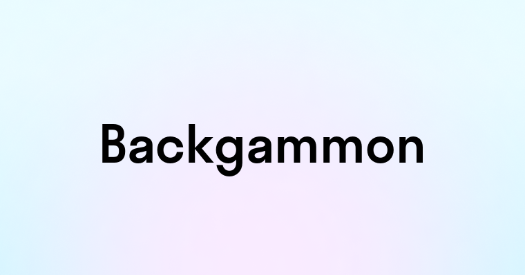 Backgammon