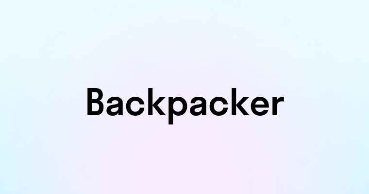 Backpacker