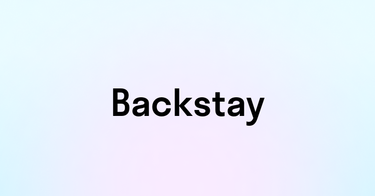 Backstay