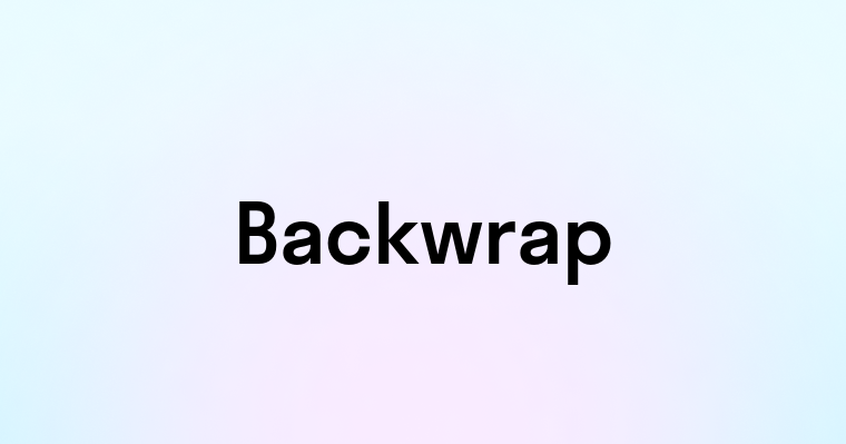 Backwrap