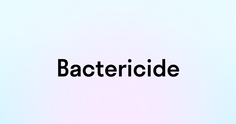 Bactericide