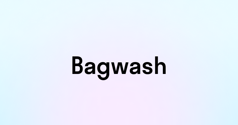 Bagwash