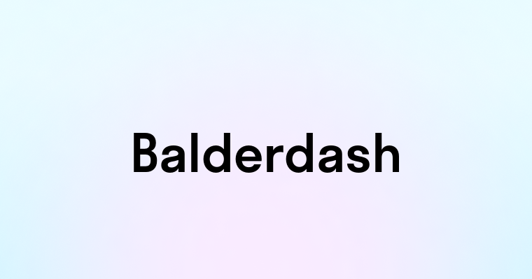 Balderdash