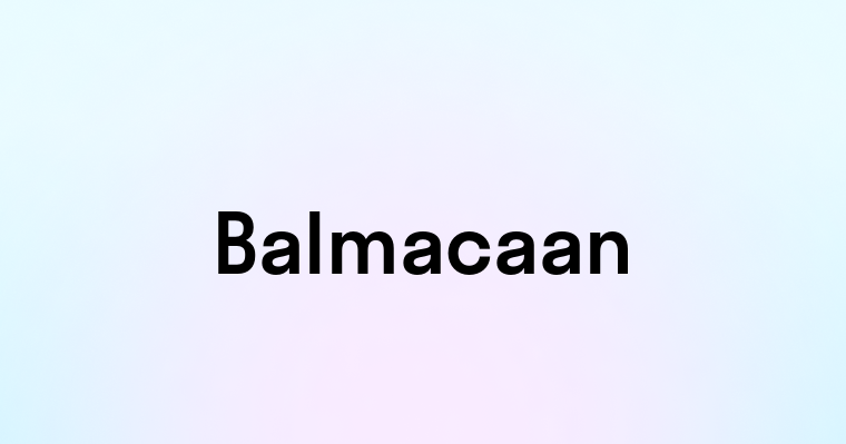 Balmacaan