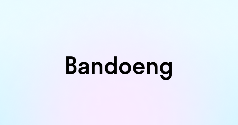 Bandoeng