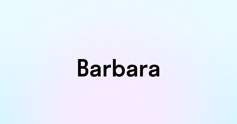 Barbara