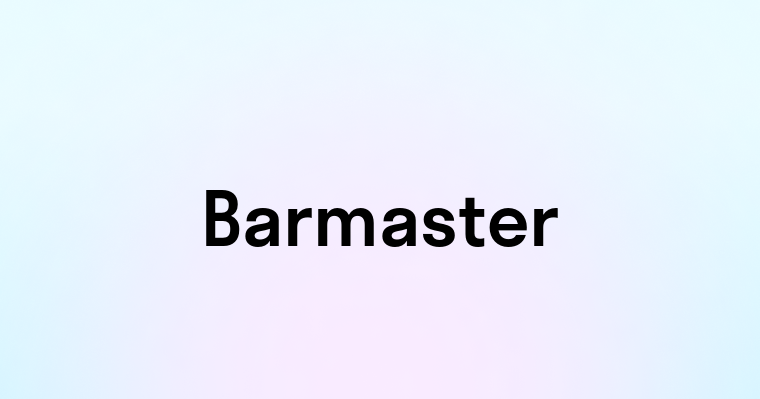 Barmaster