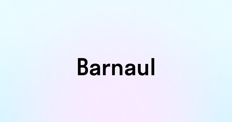 Barnaul