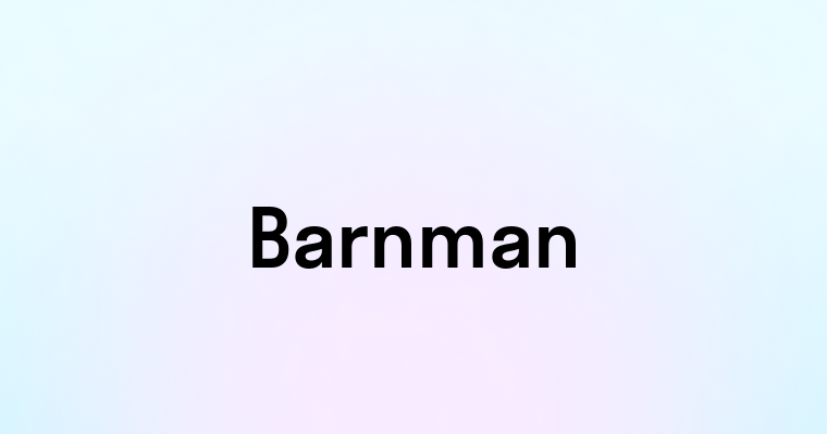 Barnman