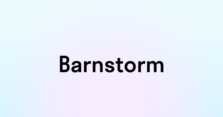 Barnstorm