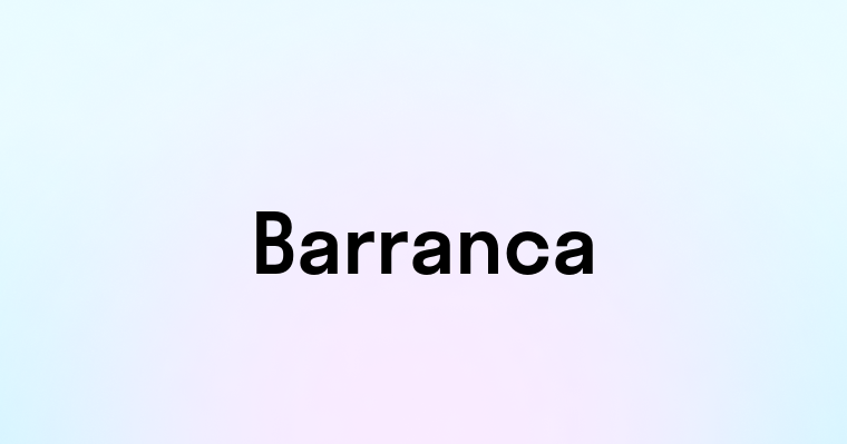 Barranca