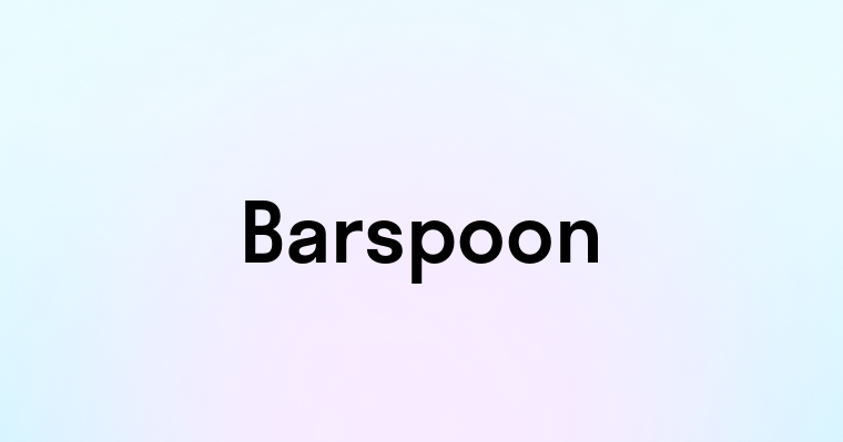 Barspoon