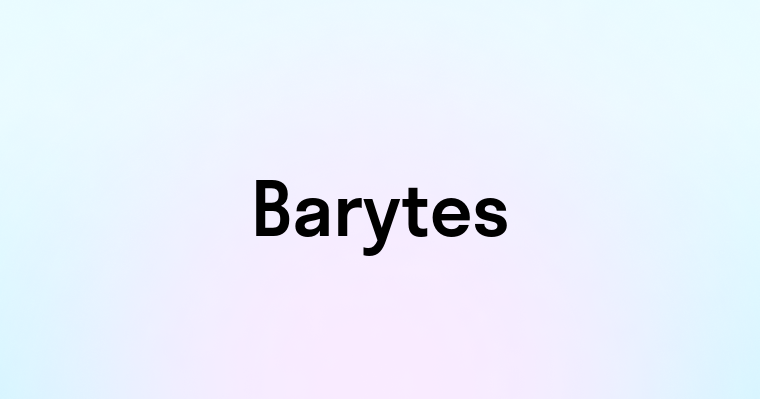 Barytes