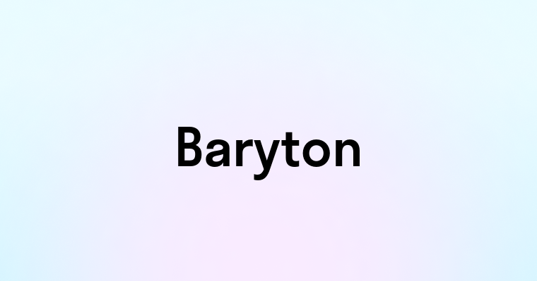 Baryton