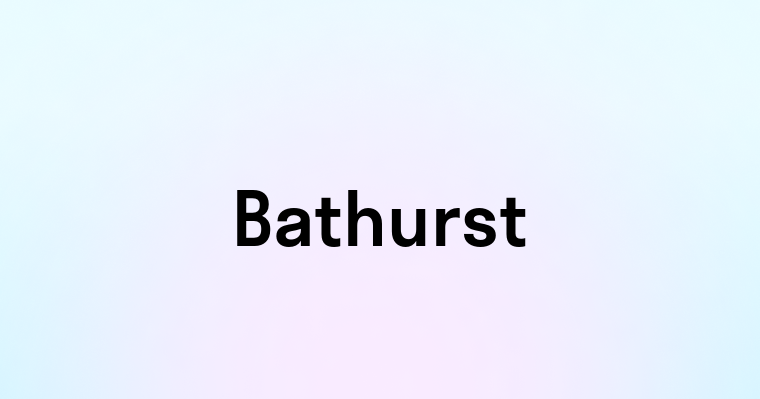 Bathurst