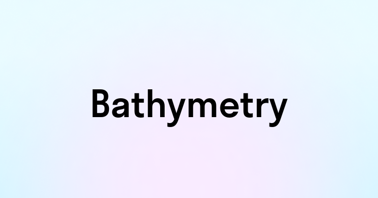 Bathymetry