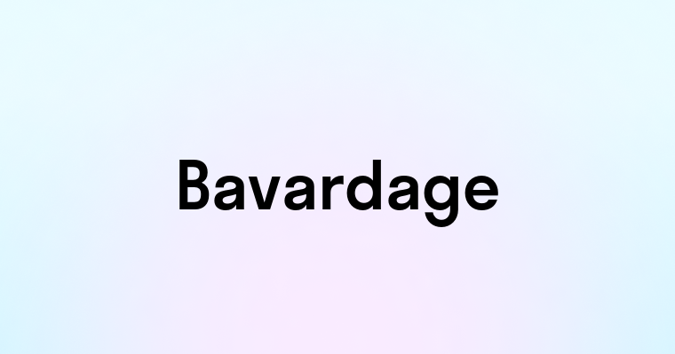 Bavardage