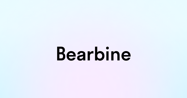 Bearbine