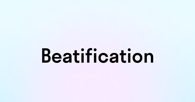 Beatification