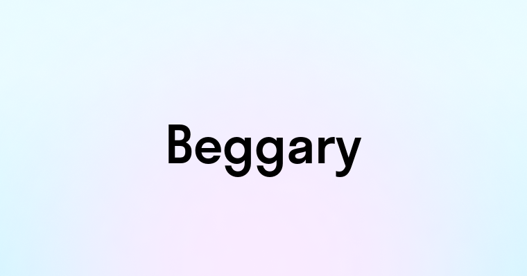 Beggary