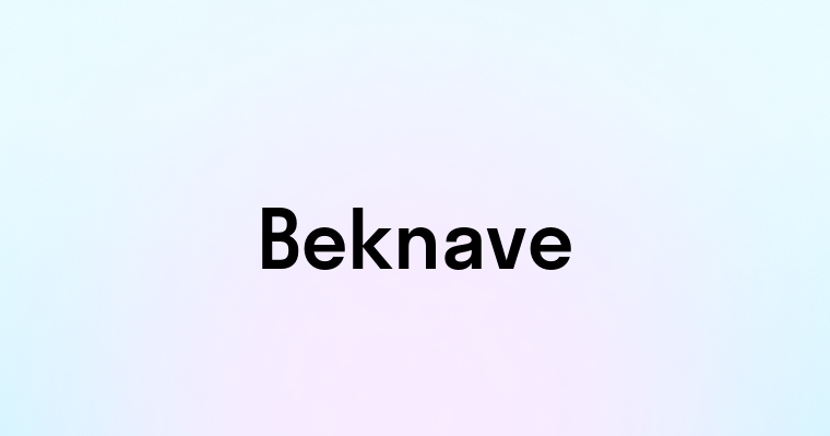 Beknave