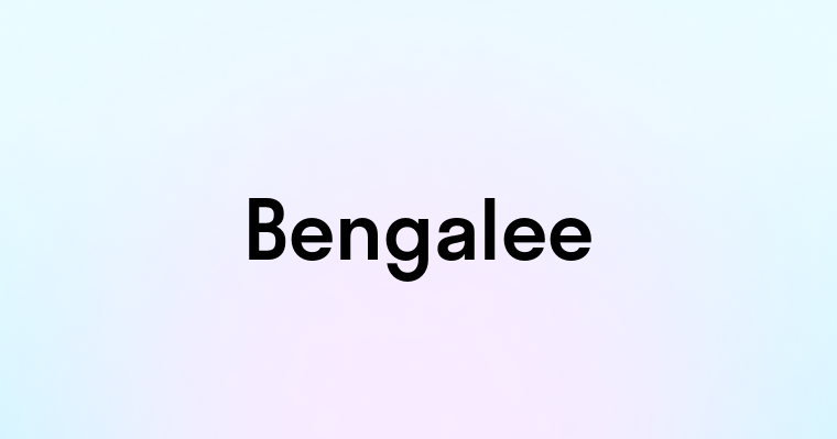 Bengalee